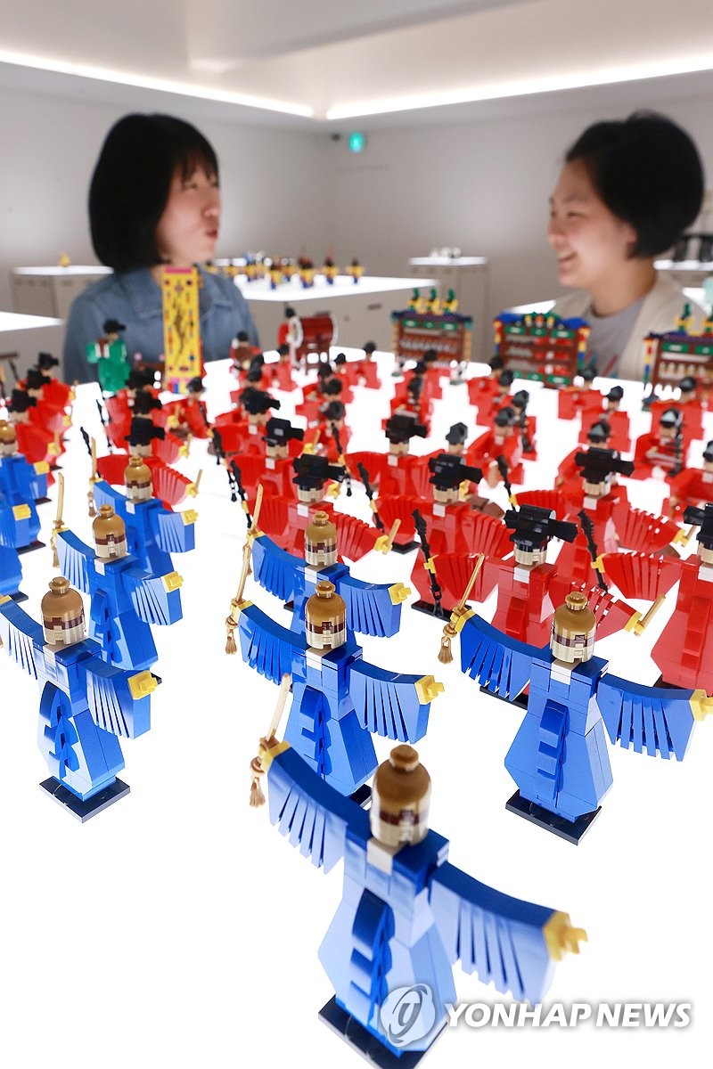 Korean Cultural Heritage Made Of Lego Blocks Yonhap News Agency