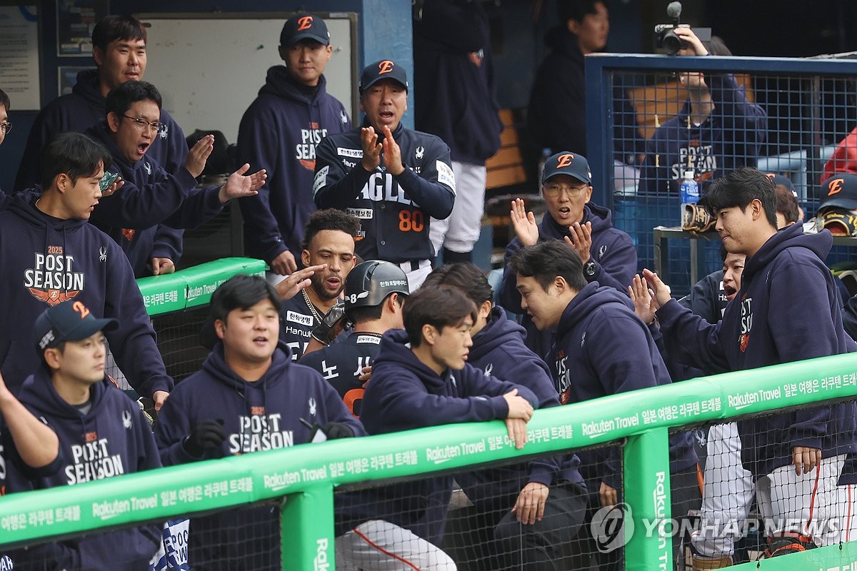 추격 분위기 불태우는 한화
