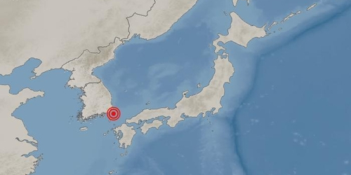 부산과 약 50㎞ 떨어진 대마도 바다서 규모 3.9 지진