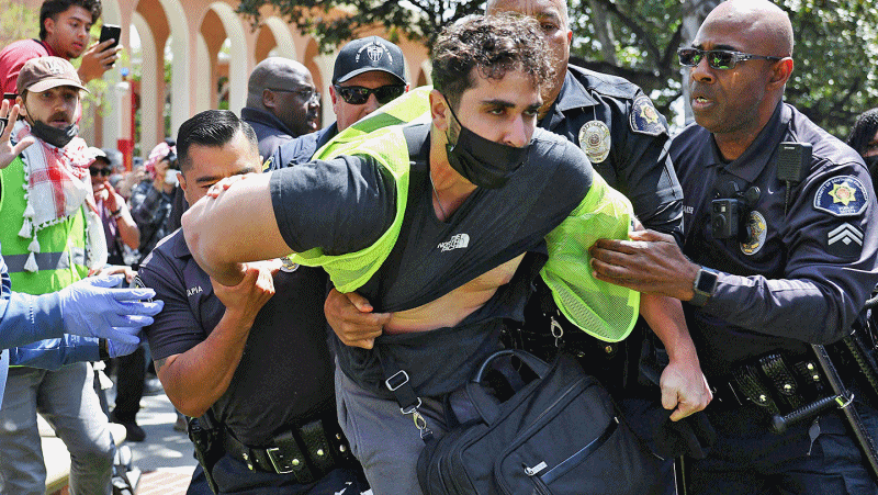 美대학 親팔레스타인시위 격화…일부에선 시위대 체포·강제해산