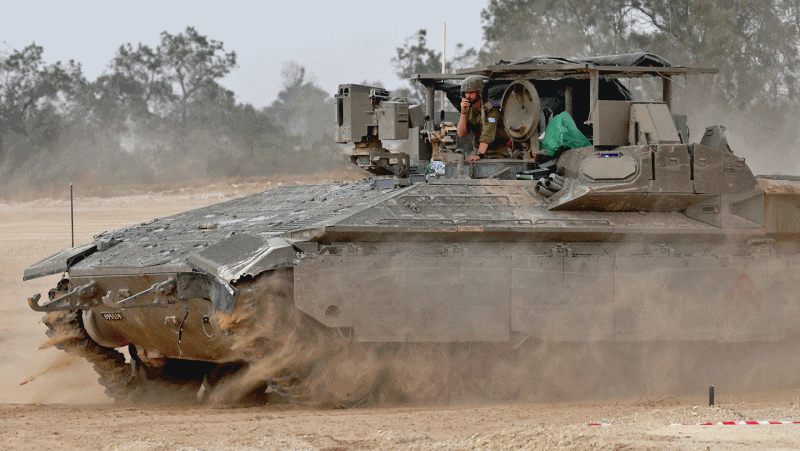 이스라엘군 라파 인근에 탱크·장갑차 집결…"라파 공격 준비"