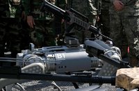 중국, 캄보디아 합동훈련서 기관총 장착 '로봇개' 공개