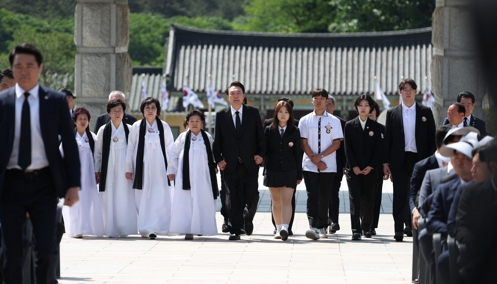 3년 연속 5·18기념식 찾은 尹, 정치자유 넘어 경제자유 강조