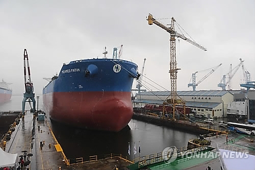 Korea's shipyard order estimated to be outdone by Japan in 2016