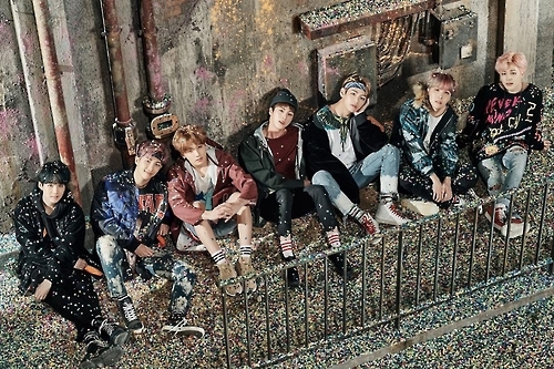 A promotional photo of BTS provided by Big Hit Entertainment. (Yonhap)