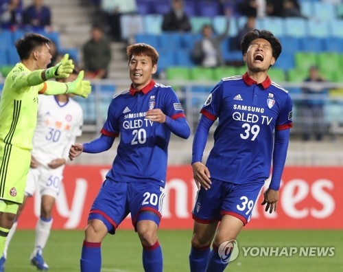 S. Korean football club Suwon stuttering from frequent draws