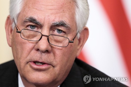 (LEAD) Tillerson says U.S. reviewing possibility of relisting N.K. as terror sponsor - 1