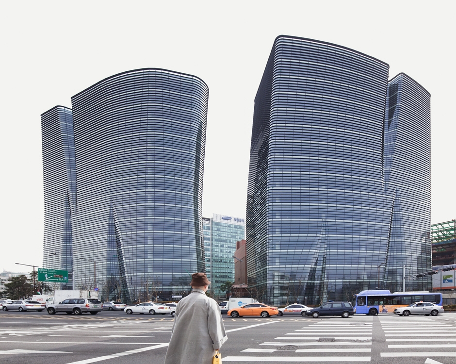 This photo provided by BCHO Architects Associates shows Twin Trees, a commercial and office building complex in Seoul. (Yonhap)