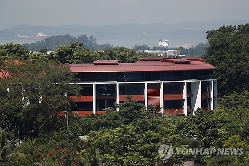 This Reuters photo shows the Capella Hotel in Singapore. (Yonhap)