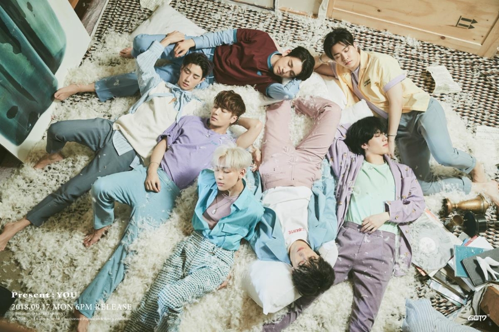 Got7 To Release Third Full Length Album Present You Next Month Yonhap News Agency