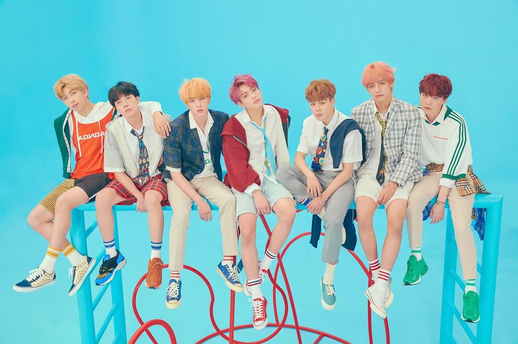 This image of BTS was provided by Big Hit Entertainment. (Yonhap)