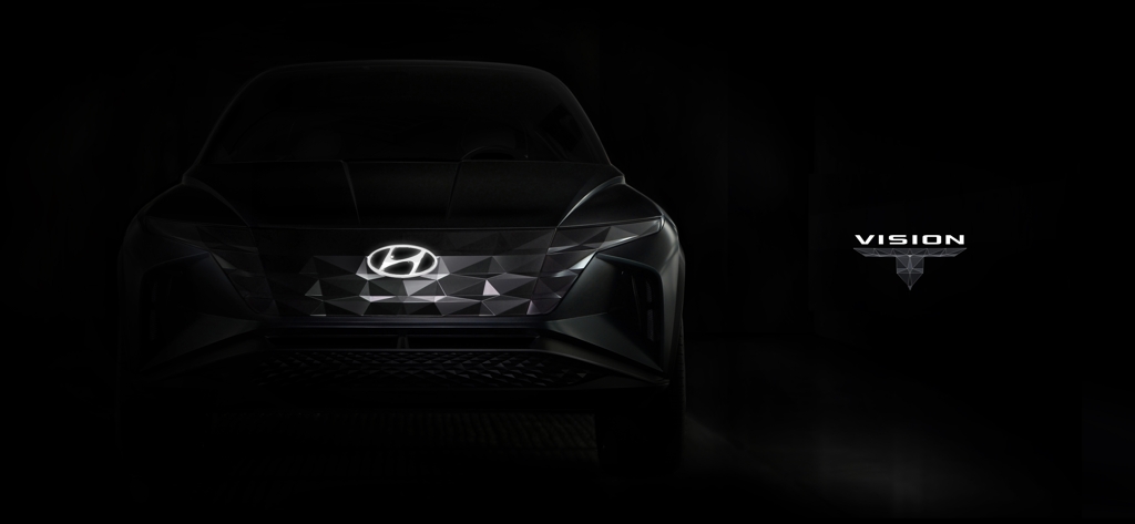 This teaser image provided by Hyundai Motor shows the front of its plug-in hybrid SUV concept to be released at the LA Auto Show this month. (PHOTO NOT FOR SALE) (Yonhap)
