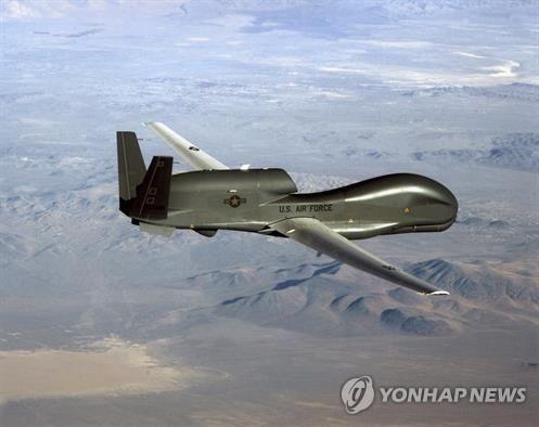 This photo captured from the U.S. Air Force website shows its Global Hawk unmanned aircraft. (PHOTO NOT FOR SALE) (Yonhap)