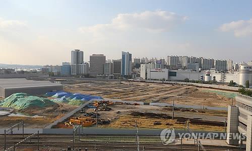 This undated photo shows Korea Railroad Corp.'s unused rail maintenance depot in Yongsan, central Seoul. (Yonhap)