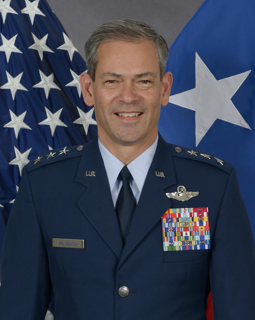 This photo, downloaded from the U.S. Air Force's website, shows Lt. Gen. Kenneth S. Wilsbach. (Yonhap)
