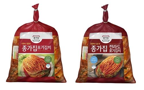 This photo, provided by Daesang Corp. on July 22, 2020, shows its Jonggajip kimchi. (PHOTO NOT FOR SALE) (Yonhap) 