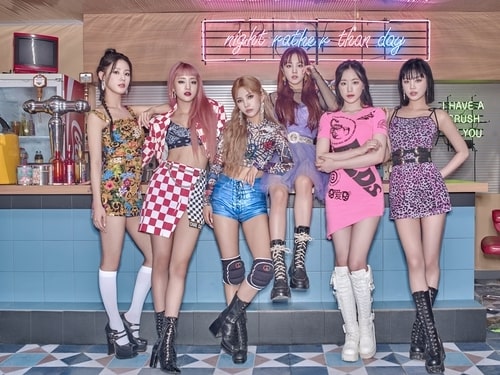 This publicity photo provided by Cube Entertainment on Aug. 3, 2020, shows K-pop girl group (G)I-dle. (PHOTO NOT FOR SALE) (Yonhap)