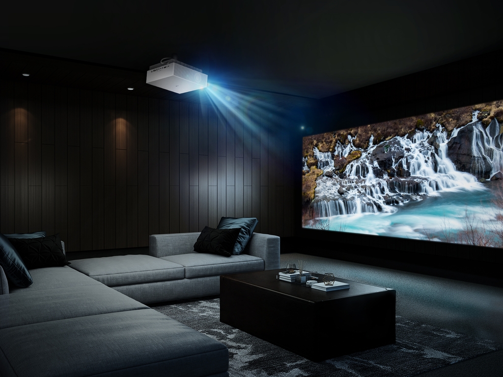 LG Electronics unveils new home cinema projector