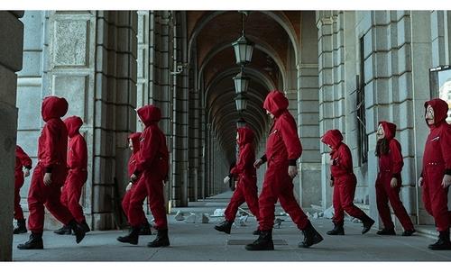 A scene from "Money Heist" by Netflix (PHOTO NOT FOR SALE) (Yonhap)