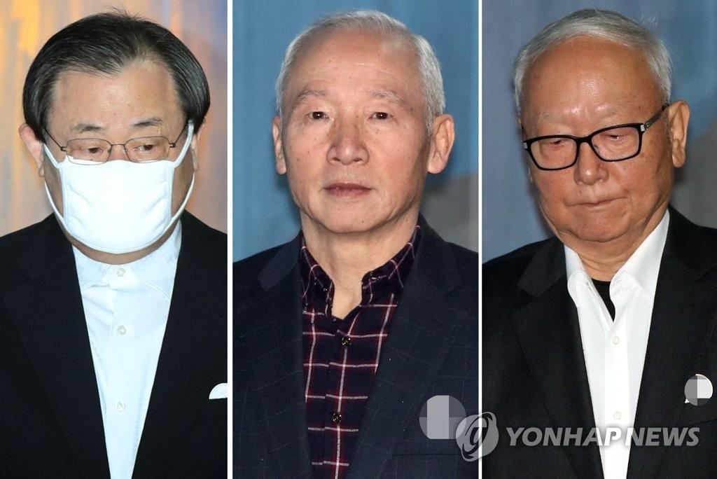 Top court upholds prison terms for 3 ex-spy chiefs in illegal NIS funds case