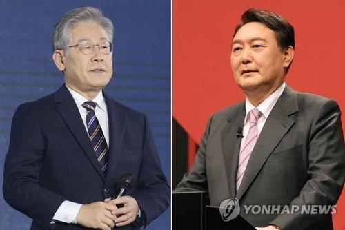 Yoon, Lee neck and neck at 42 pct vs. 39.8 pct: survey