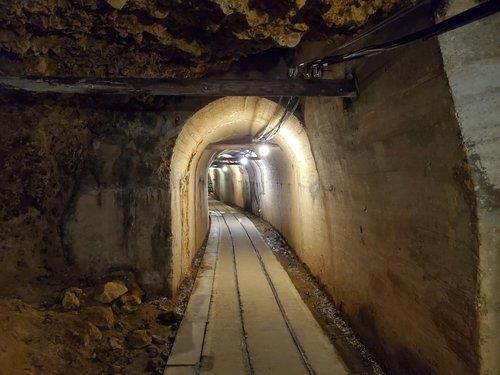 An underground shaft of a former gold and silver mine on Sado Island in Niigata Prefecture is seen in this photo taken on Jan. 4, 2021. (Yonhap)