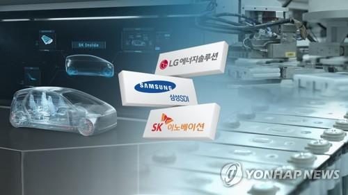S. Korean battery makers' Q1 market share dips amid advance by Chinese rivals: report