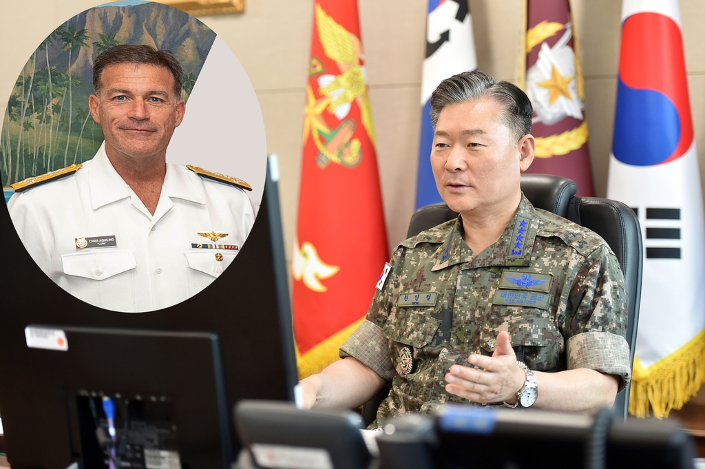 Top S. Korean, U.S. military officers discuss readiness amid N.K. threats
