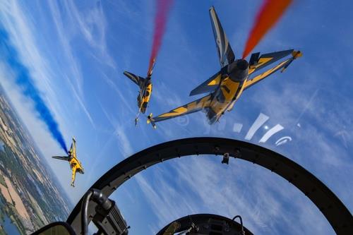 S. Korea's Black Eagles aerobatic team wins top prizes at British air show