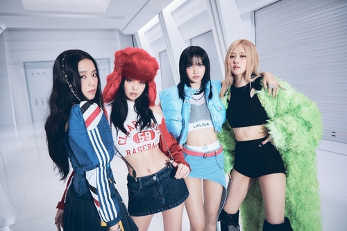 This image provided by YG Entertainment shows K-pop girl group BLACKPINK. (PHOTO NOT FOR SALE) (Yonhap)