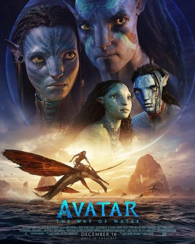 The official poster of "Avatar: The Way of Water" is seen in this photo provided by Walt Disney Company Korea. (PHOTO NOT FOR SALE) (Yonhap)