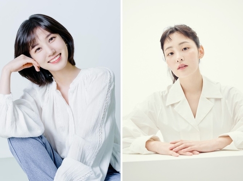 Actors Park Eun-bin and Kim Min-ha are seen in the above photos provided by their agencies. (PHOTO NOT FOR SALE) (Yonhap) 