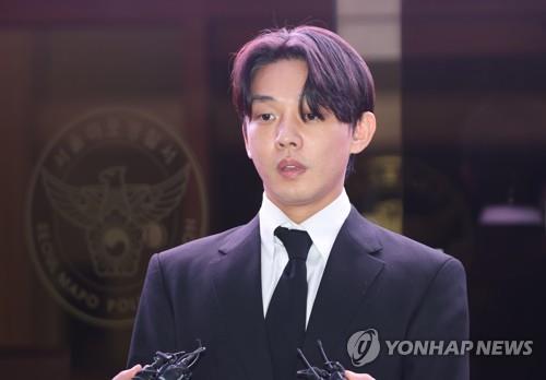 (LEAD) Court rejects arrest warrant request for actor Yoo Ah-in over drug use