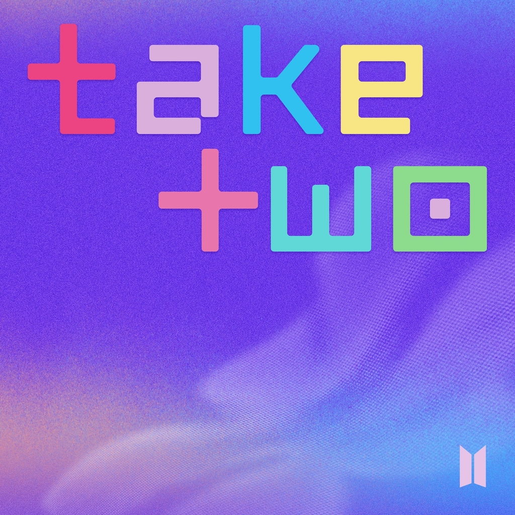 The online cover image of "Take Two," a new song to be released by K-pop boy group BTS on June 9, 2023, provided by BigHit Music (PHOTO NOT FOR SALE) (Yonhap)