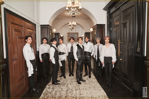 K-pop boy group Super Junior is seen in this photo provided by SM Entertainment. (PHOTO NOT FOR SALE) (Yonhap)