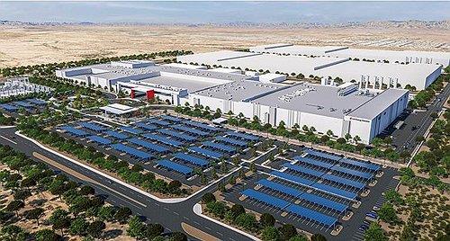 A bird's-eye view of LG Energy Solution's plant in Arizona (PHOTO NOT FOR SALE) (Yonhap)