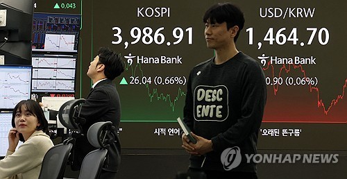 (LEAD) Seoul shares up for 3rd day on U.S. rate cut hope