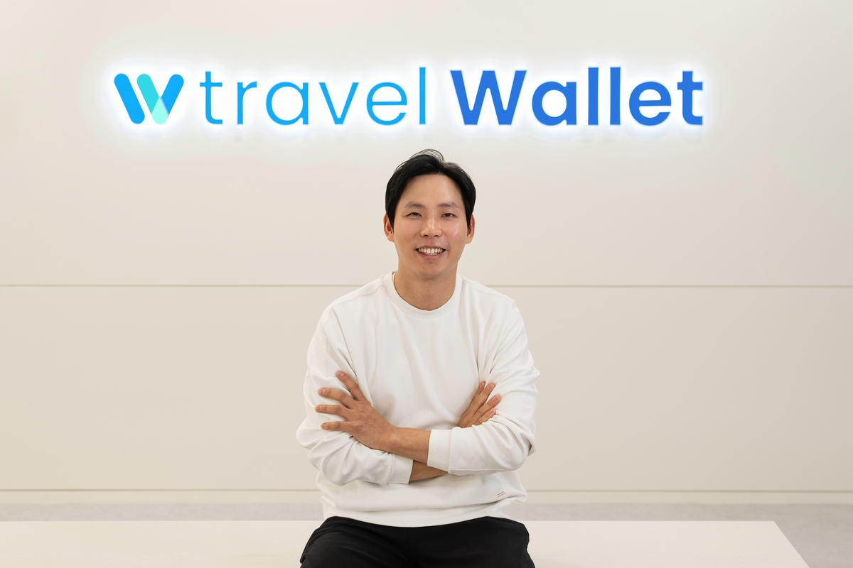 Travel Wallet founder and CEO Kim Hyung-woo is seen at the startup's office in southern Seoul, in this undated file photo provided by the company. (PHOTO NOT FOR SALE) (Yonhap)