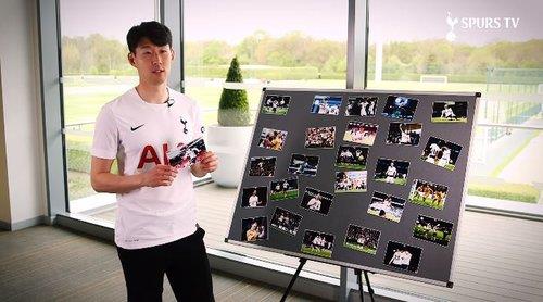Le footballeur Son Heung-min. (Capture de la chaîne YouTube de Tottenham. Revente et archivage interdits) 