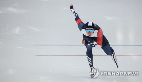 (LEAD) Pékin 2022-Patinage de vitesse : Cha Min-kyu remporte l'argent au 500m hommes