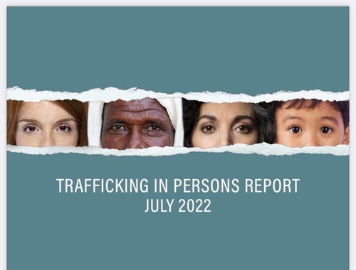 Le dernier rapport sur le trafic d'êtres humains des Etats-Unis. (Photo d'archives Yonhap. Revente et archivage interdits) 