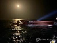 (LEAD) Neuf pêcheurs disparus dans le naufrage d'un bateau au large de la côte sud-ouest