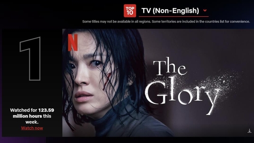 Netflix : «The Glory Part 2», toujours numéro un des programmes TV non anglophones
