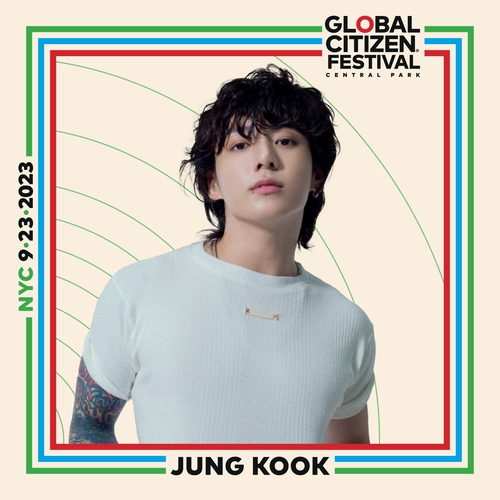 BTS : Jungkook sera en tête d'affiche du 2023 Global Citizen Festival