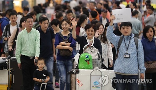 韓国を訪れた中国人観光客（資料写真）＝（聯合ニュース）