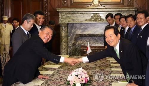 韓国国会議長 衆参議長と会談 対北朝鮮で連携強化を 聯合ニュース