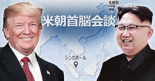 トランプ大統領（左）と金委員長（コラージュ）＝（聯合ニュース）