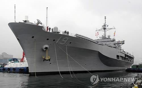 米海軍第７艦隊旗艦ブルーリッジ きょう釜山に寄港 | 聯合ニュース