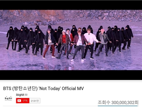 ［韓流］ＢＴＳ「Ｎｏｔ　Ｔｏｄａｙ」　再生３億回突破