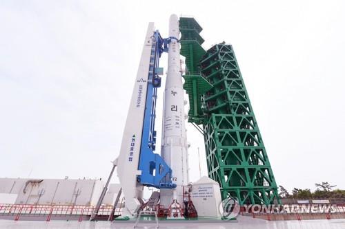 韓国初の国産ロケット　きょう２回目打ち上げ＝衛星５基搭載